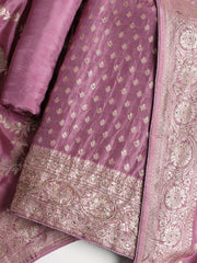 Banarasi Art Silk Unstitched Suit With Dupatta