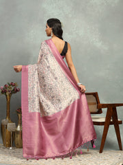 Digital Printed Art Silk Saree
