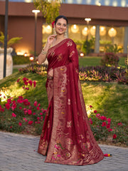 Woven Design Dola Silk Saree