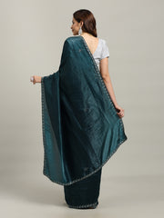 Stone Embroidery Tissue Saree