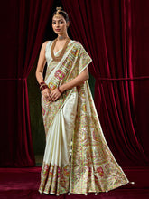 Digital Printed Art Silk Woven Saree
