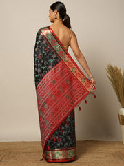 Printed Art Silk Patola Saree