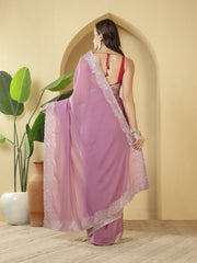 Sequence Work Georgette Saree