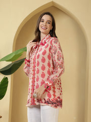 Printed Crepe Kurta