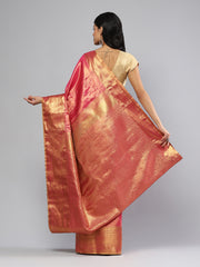 Woven Border Art Silk Saree