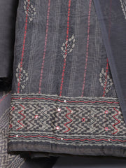 Printed Chanderi Unstitched Suit With Dupatta