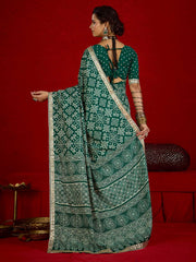 Gota Work Art Silk Saree