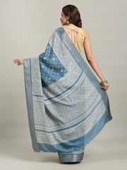 Printed Booti Dola Cotton Woven Saree