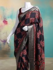 Printed Art Silk Saree