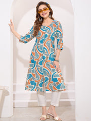 Printed Cotton Kurta