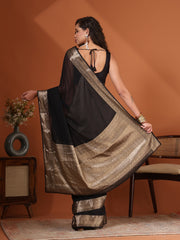 Plain Chiffon Saree