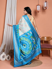 Digital Printed Art Silk Saree