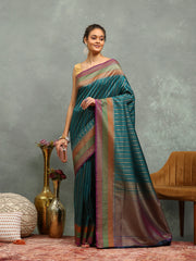 Wovn Border Art Silk Saree