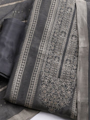 Embroidered Tissue Unstitched Suit With Dupatta