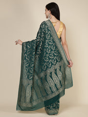 Border Zari Jaal Art Silk Woven Saree