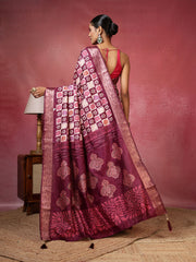 Printed Art-Tusser Saree