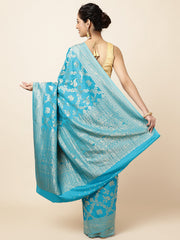 Zari Jaal Georgette Woven Saree