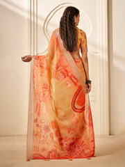 Digital Printed Cotton Saree