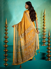 Woven Printed Georgette Saree