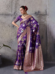 Woven Design Banarasi Silk Saree