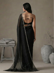 Embroidered Organza Saree