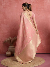 Woven Border Booti Art Silk Saree