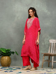 Printed Crepe Kurta With pants
