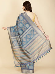 Digital Printed Handloom Saree