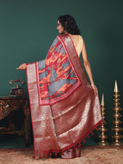 Digital Printed Art Silk Saree