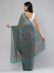 Digital Printed Georgette Saree