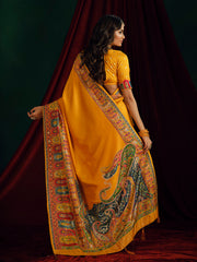 Plain Art Silk Saree