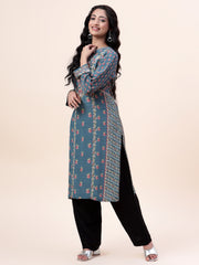 Digital Printed Crepe Kurta