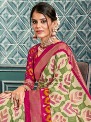 Printed Art Silk Saree