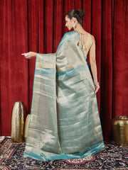 Zaari Border Art Silk Saree