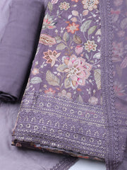Printed Muslin Unstitched Suit With Dupatta