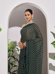 Printed Georgette Saree