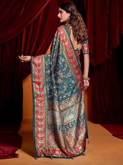 Digital Printed Art Crepe Saree
