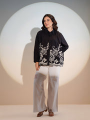 Printed Cotton Blend Shirt