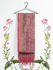Printed Tussar Saree