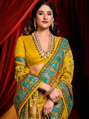 Patola Printed Art Silk Woven Saree