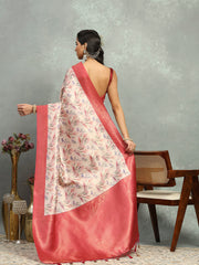 Digital Printed Art Silk Saree