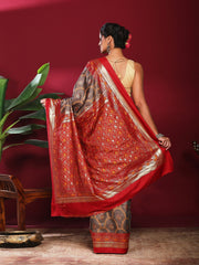 Digital Print Art Silk Saree
