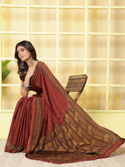 Digital Printed Crepe Saree