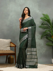 Zaari Border Art Silk Saree