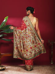 Digital Print Art Silk Saree
