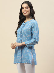 Printed Cotton Short Kurti