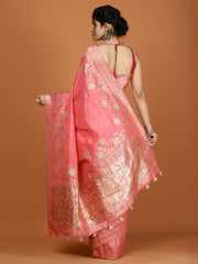 Zari Jaal Art Silk Woven Saree