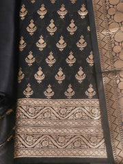 Woven Design Chanderi Unstitched Suit With Pant & Dupatta