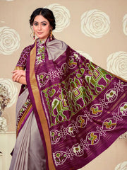 Printed Art Silk Saree