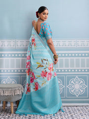 Printed Art Silk Saree